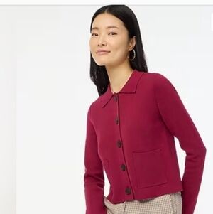 JCREW Factory Polo Cardigan Sweater